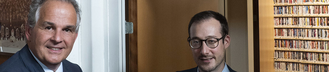 Testata ferruccio unternahaerer accoglie il nuovo presidente della civica luca cattaneo